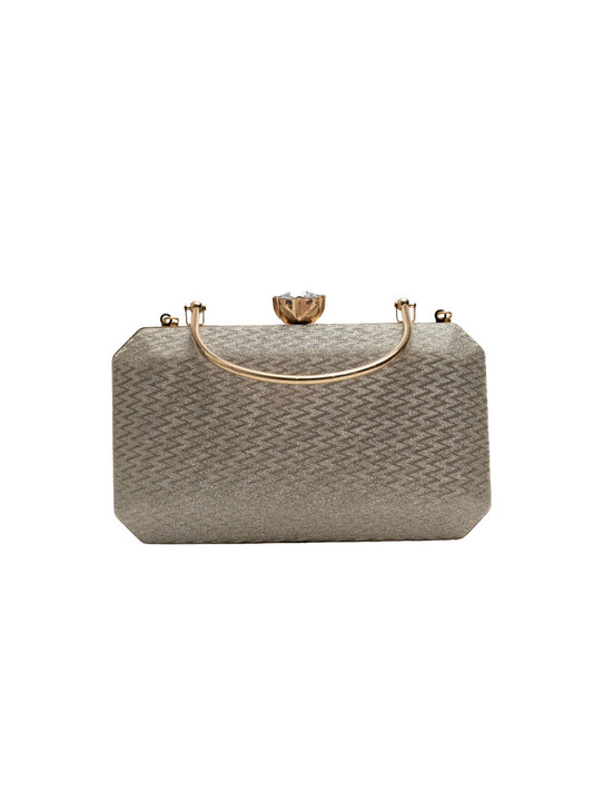 Shimmery Golden Clutch