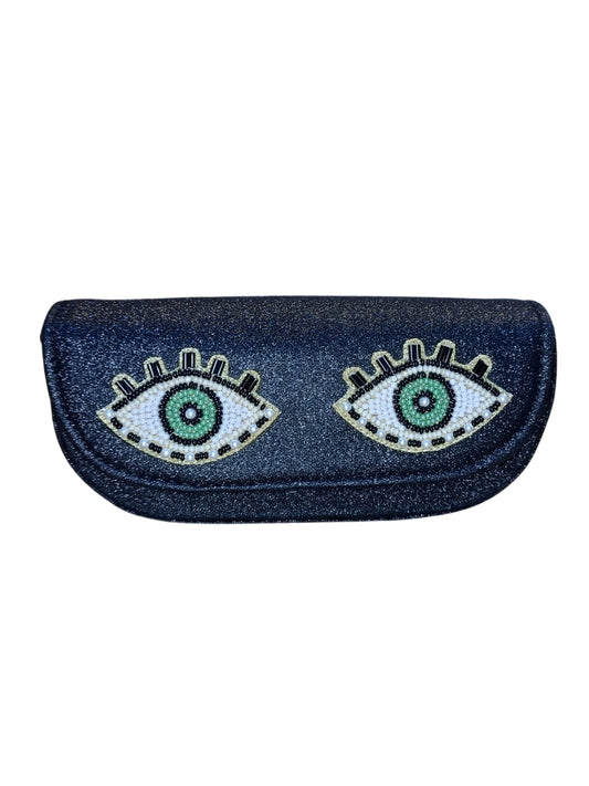 Blue eyes sunglass case