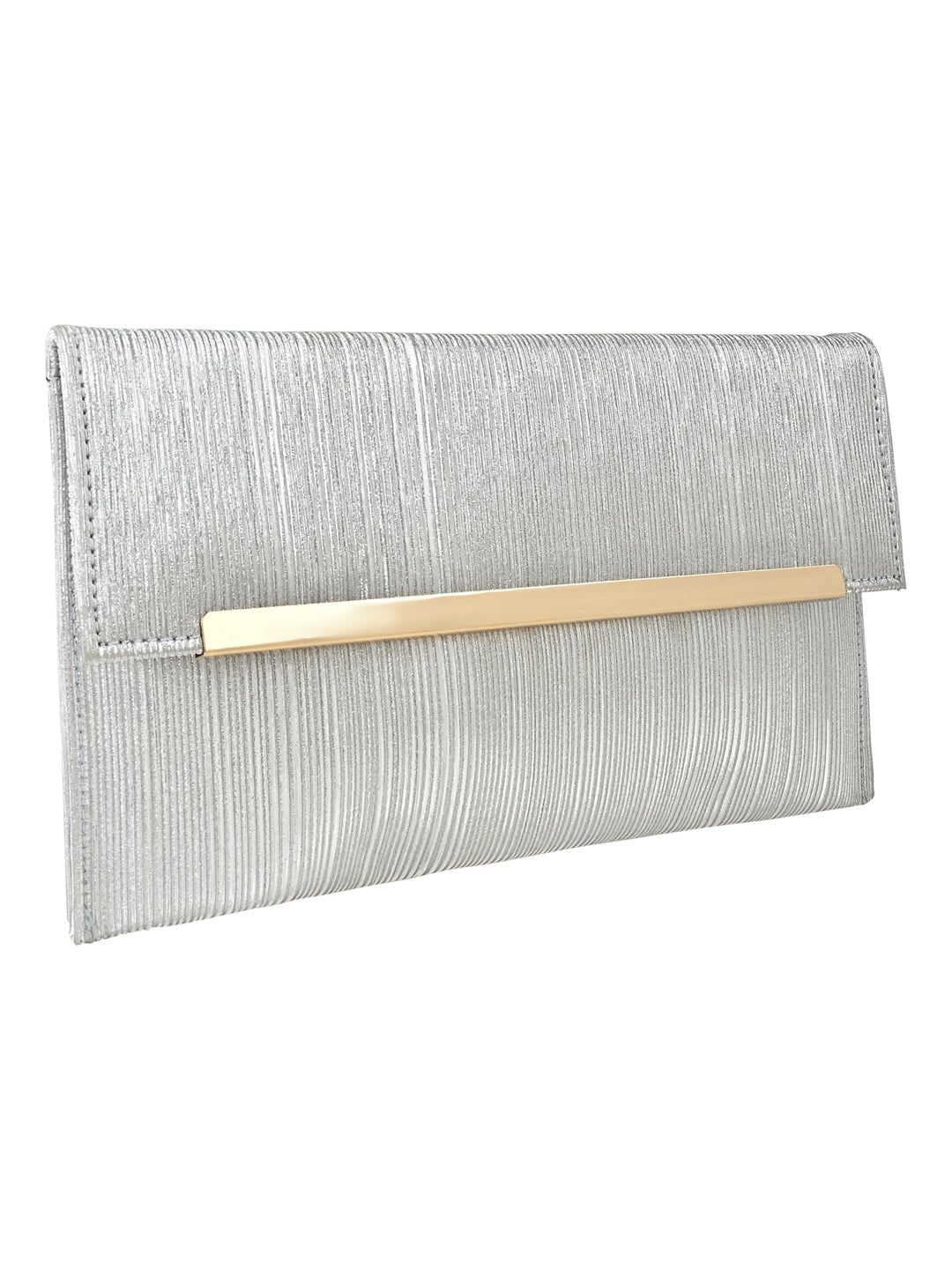 A Vdesi envelope clutch on a plain white background. 