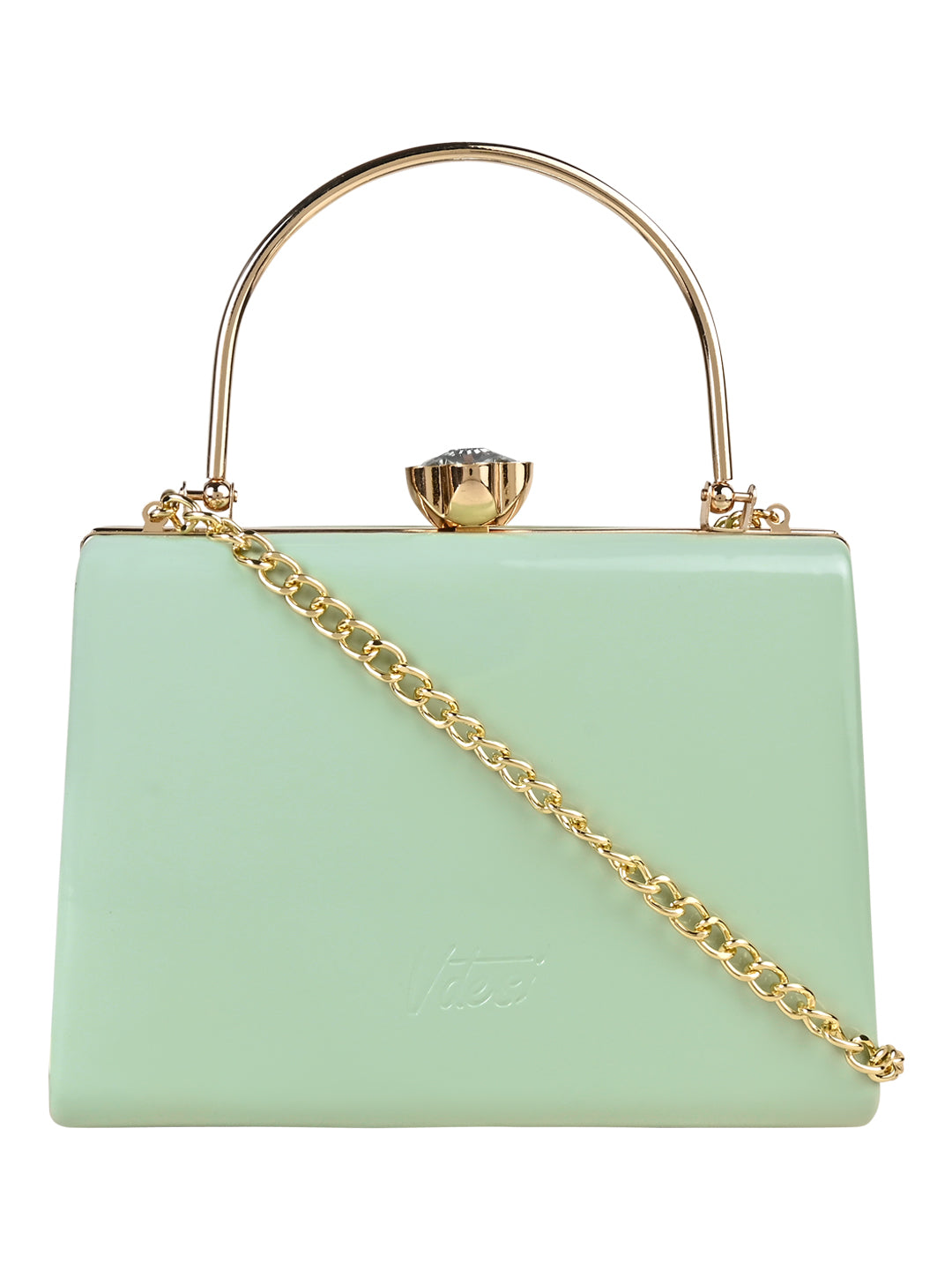 A Vdesi mint clutch for ladies. 