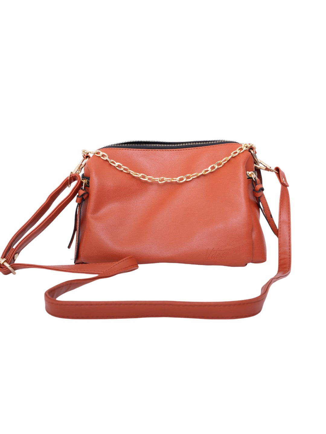 Solid color crossbody bag