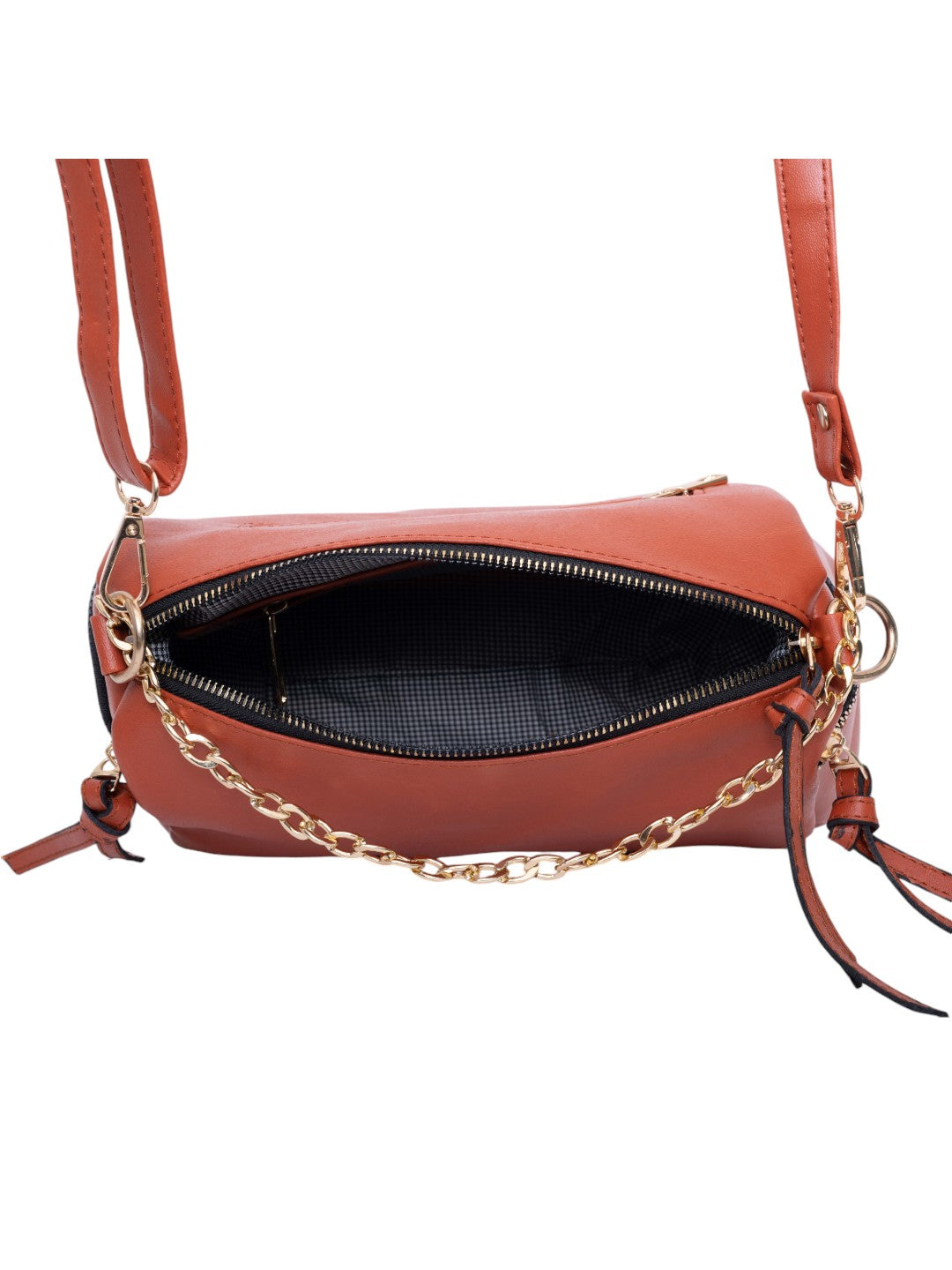 Solid color crossbody bag