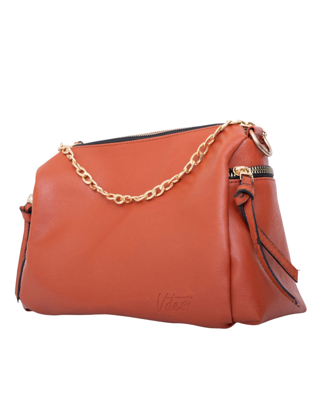 Solid color crossbody bag