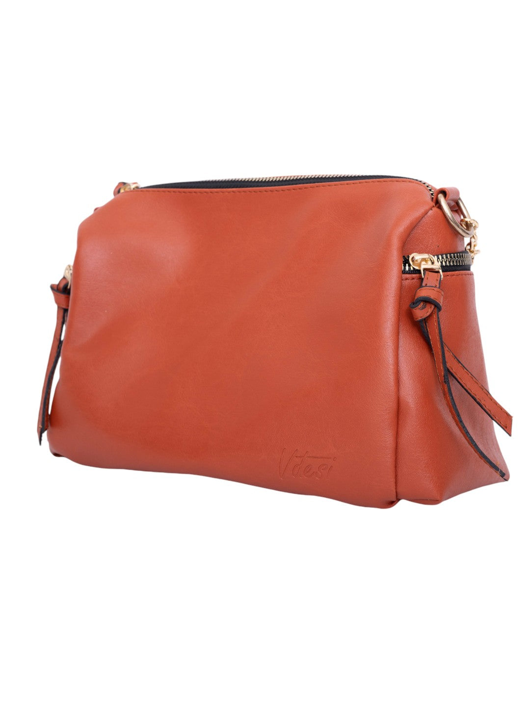 Solid color crossbody bag