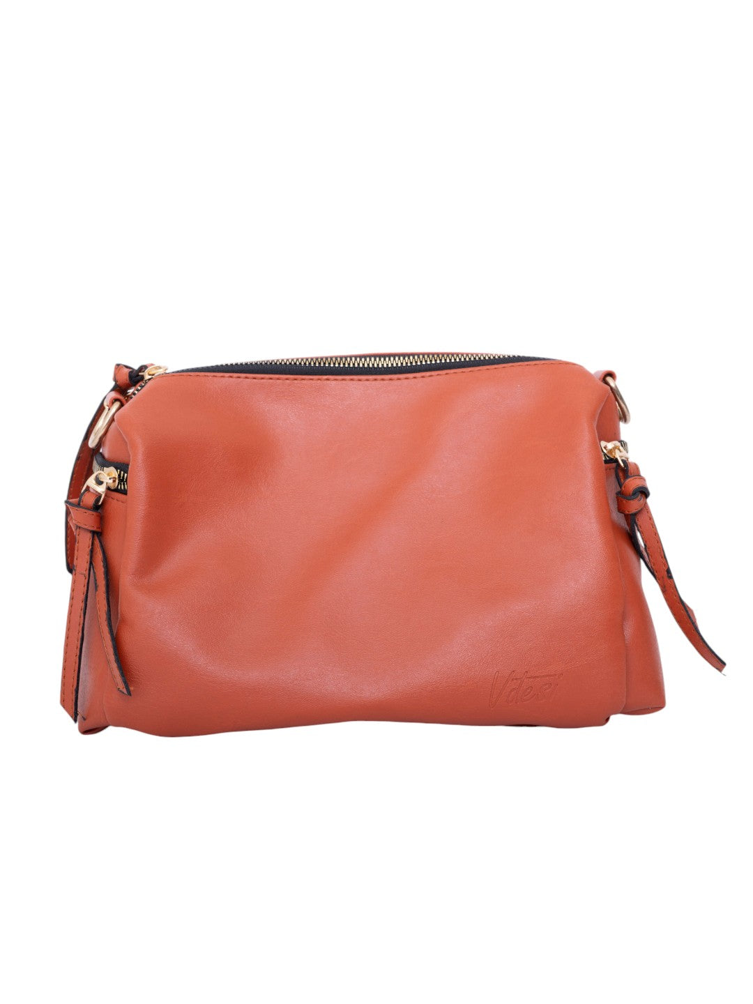 Solid color crossbody bag