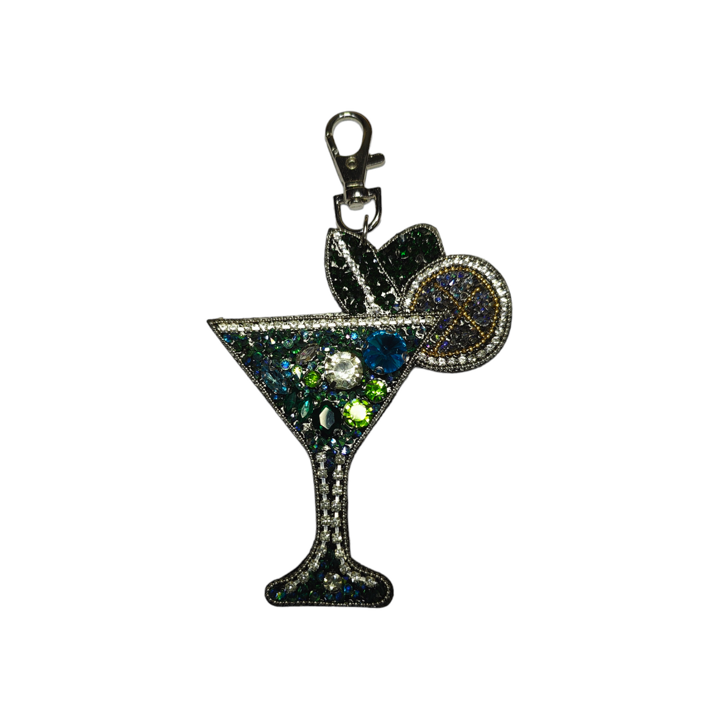 A champagne bag charm that will elevate the look of your bag. 
