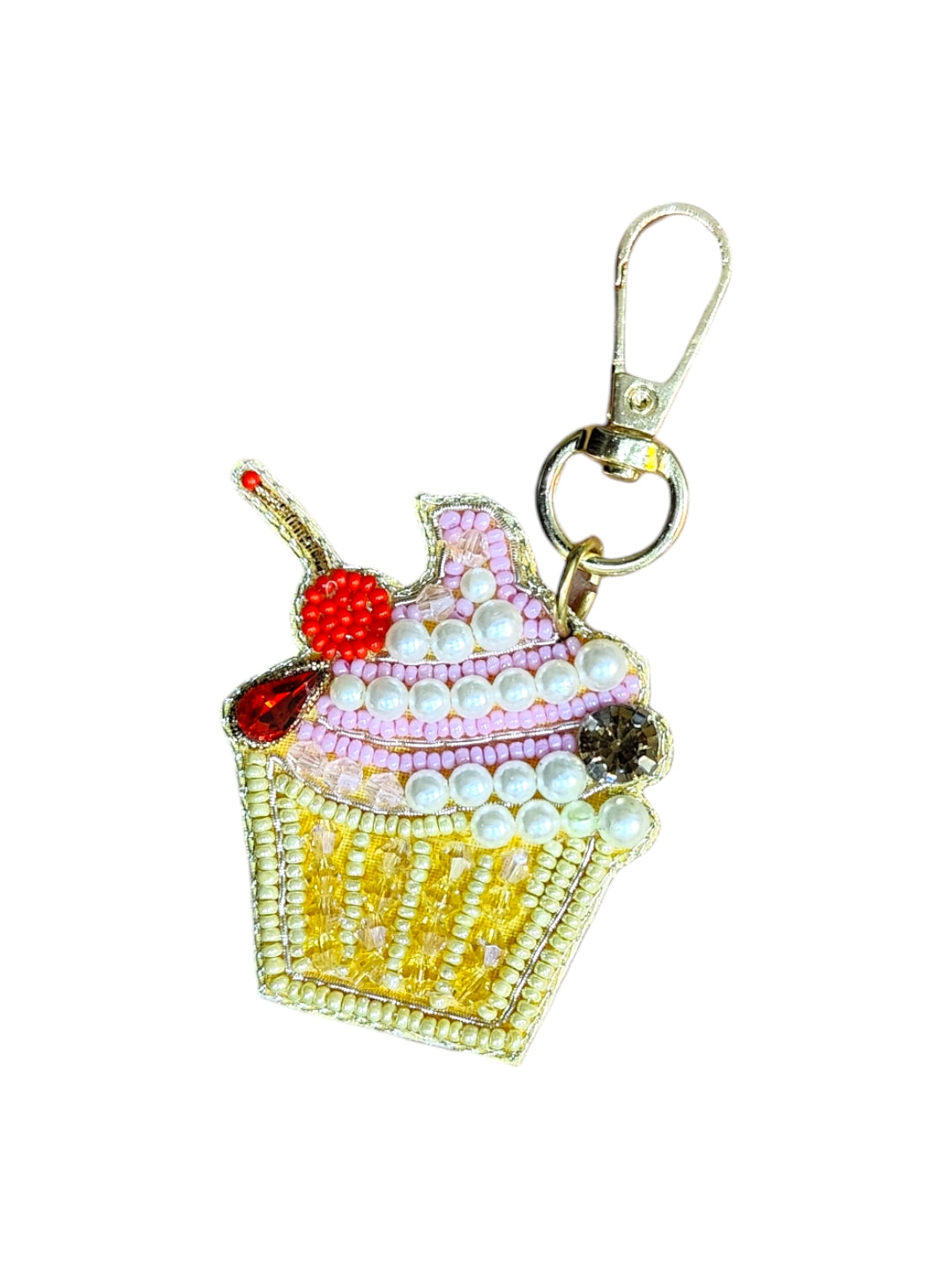 The perfect accessory to add a pop of sweetness to your bag or keys.