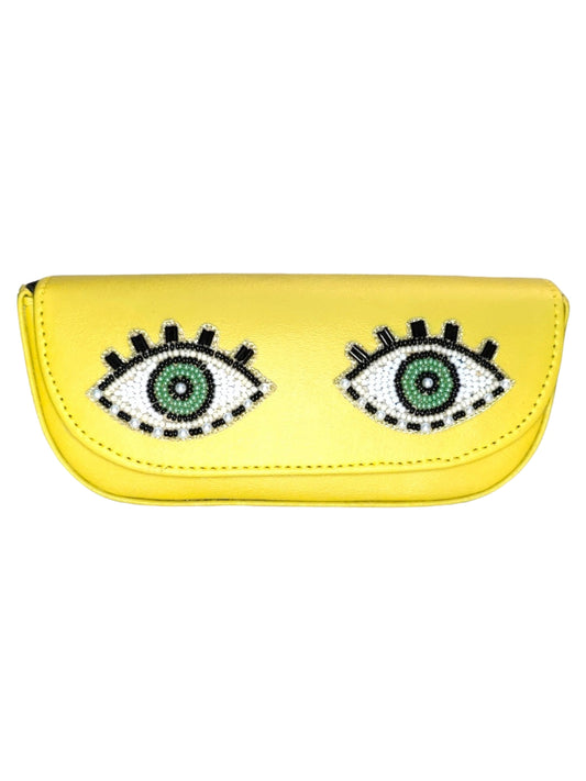 Blue eyes sunglass case