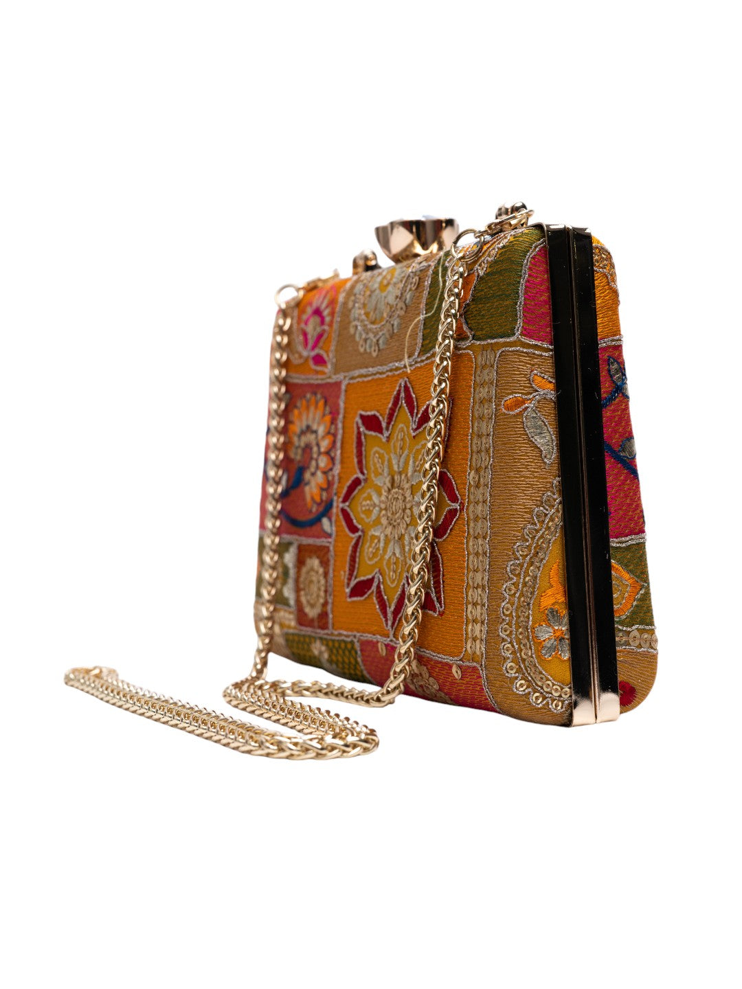 Taditional embroidered clutch