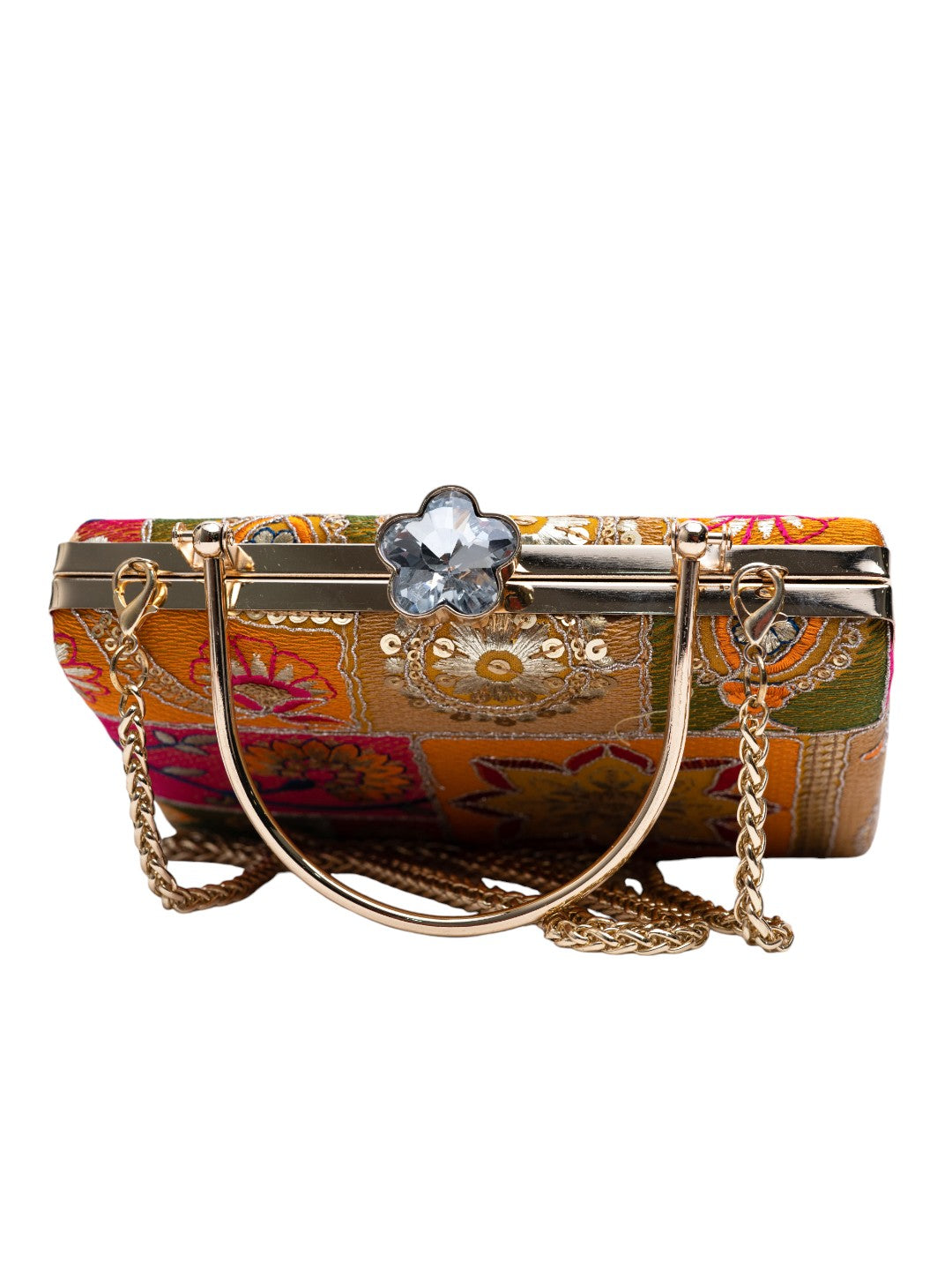 Taditional embroidered clutch