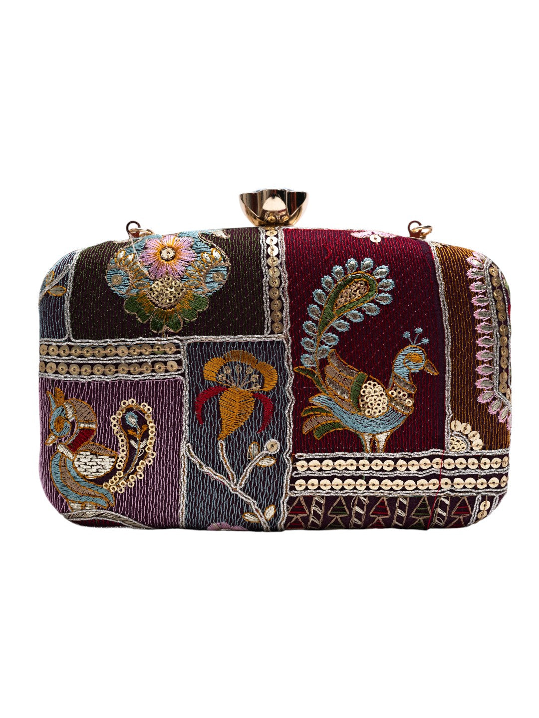 Peacock Multicolor Clutch