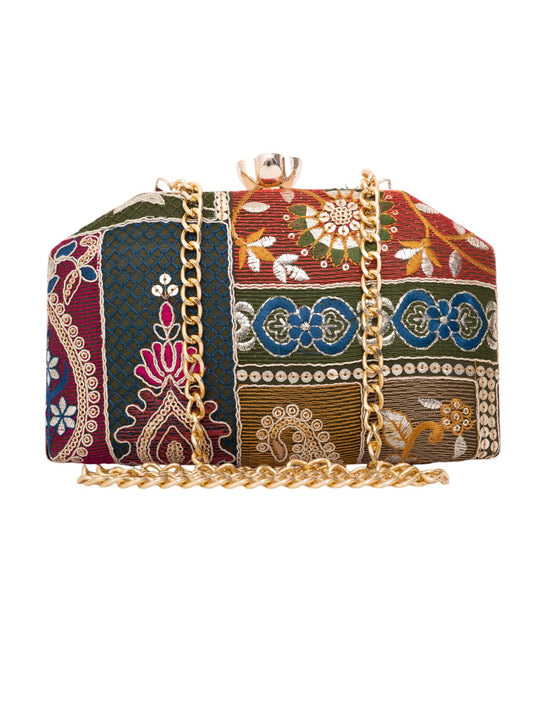 Traditional Multicolor Clutch